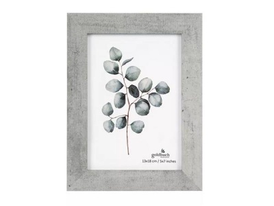 Obrazový rám, drevený, 13x18 cm, "Goldbuch Beton", betón