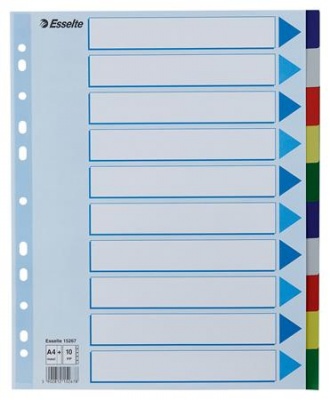 Plastový rozraďovač "Maxi", 10 oddielov 