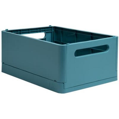 Úložná krabica, A4+, skladacia, EXACOMPTA "Skandi", pokojná modrá