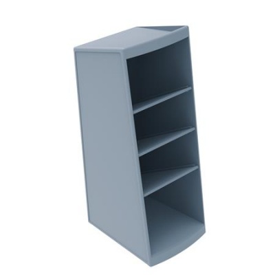 Multifunkčný stolový organizér, EXACOMPTA "Autentic", modrozelený