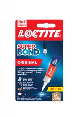 Sekundové lepidlo, 4 g, HENKEL "Loctite Super Bond Original"