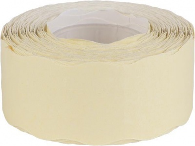 Cenové etikety, 25x16 mm, odstrániteľné, biela