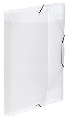 Doska s gumičkou, 30 mm, PP, A4, VIQUEL "Coolbox", priehľadná