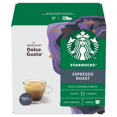 Kávové kapsule, 12 ks, STARBUCKS by Dolce Gusto®, "Espresso Colombia Medium Roast"