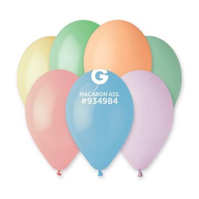 Balón, 26 cm, mix pastelových farieb