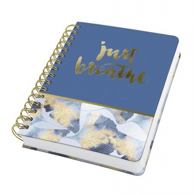 Špirálový zošit, 168x215 mm, bodkovaný, 120 listov, tvrdá obálka, SIGEL "Jolie Ginko Harmony"