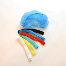 Zdravotná sieťka na vlasy, harmonikový tvar, červená