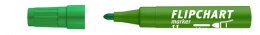 Popisovač na flipchartové tabule, 1-3 mm, kužeľový hrot, ICO "Artip 11", zelený