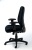 Kancelárska stolička, nastaviteľné opierky rúk, čierne čalúnenie, čierny podstavec, MAYAH "Bubble"