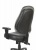 Kancelárska stolička, s nastaviteľnými opierkami rúk, čierna bonded koža, čierny podstavec, MaYAH "Champion Plus"