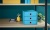 Zásuvkový box, laminovaný kartón, 3 zásuvky, LEITZ "Cosy Click&Store", pokojná modrá