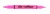 Zvýrazňovač, 1,0/4,0 mm, obojstranný, FLEXOFFICE "HL01", ružový