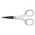 Nožnice, univerzálne, s nepriľnavým povrchom, 13 cm, FISKARS "MicroTip Titanium", biela