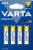 Batéria, AAA, mikrotužková, 4 ks, VARTA "Energy"