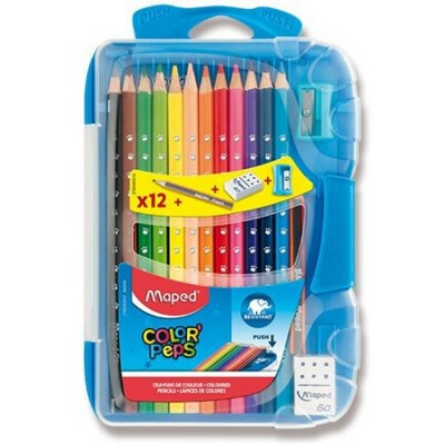Pastelky 12ks MAPED Peps Smart Box COLOR PEPS