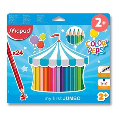 Pastelky 24 ks MAPED MAXI COLOR PEPS