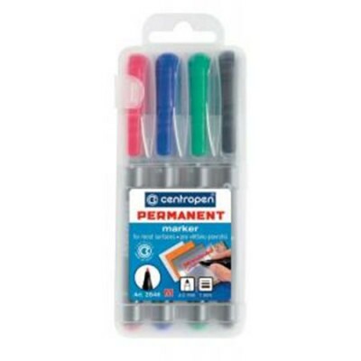 Popisovač permanentný 2846 sada 4ks Centropen