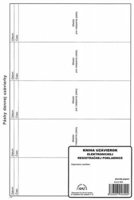Kniha uzávierok ERP 96 str. mäkká väzba