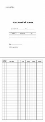 Pokladničná kniha A4 96 str.tvrdá väzba