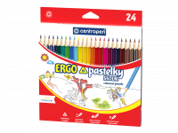 Pastelky trojhranné 24ks Centropen