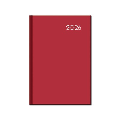 Týždenný diár FALCON červený A5