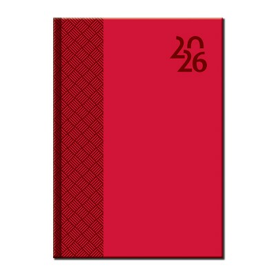 Manager diár týždenný Venetia červený B5