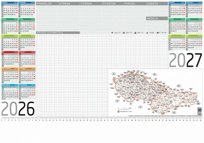 Podložka farebná s maponu P03