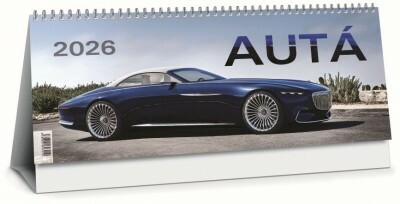 Kalendár stolový Autá 2026