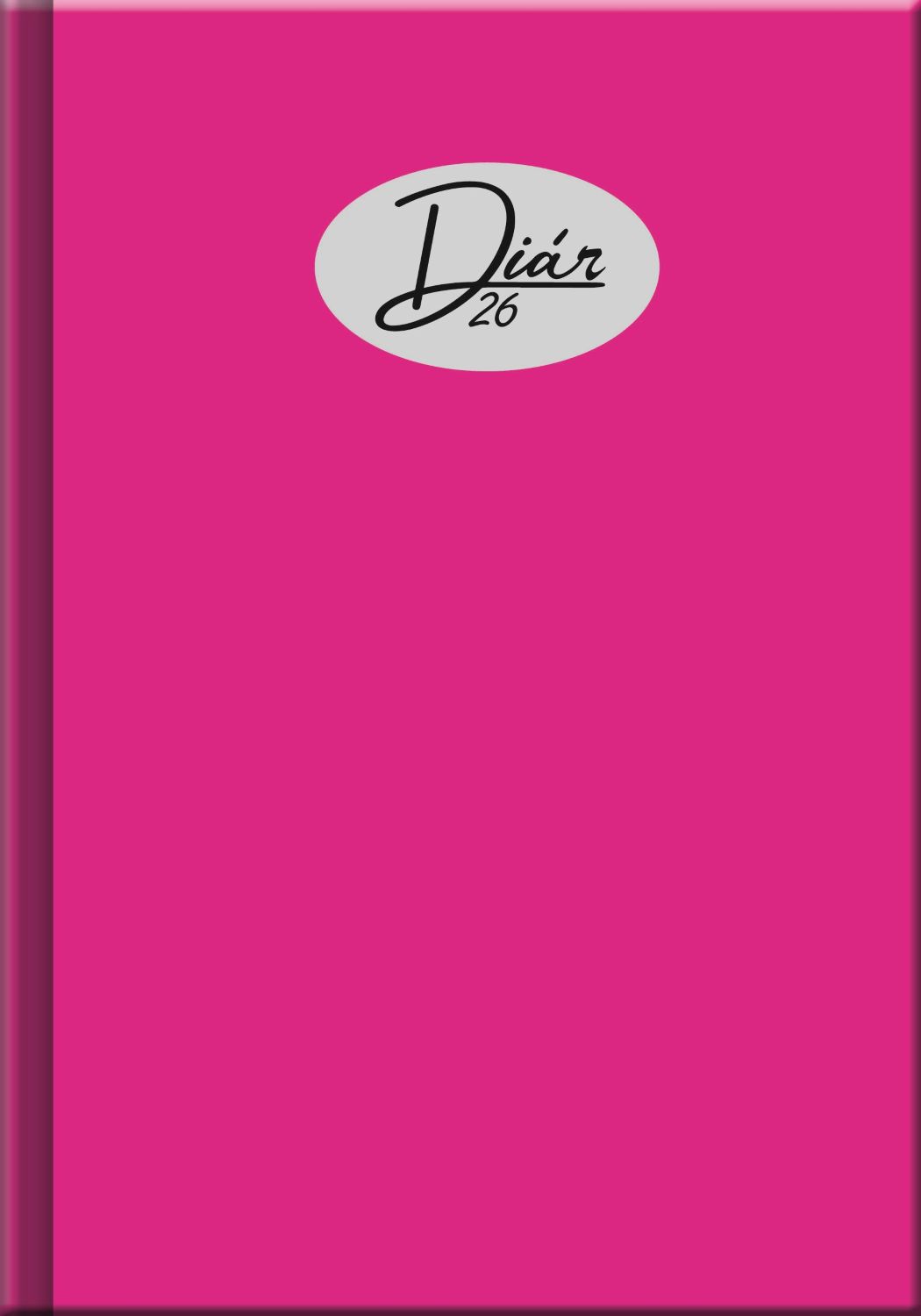 Denný diár Colors cyklámenov A5