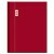 Manager diár TOSCANA červený B5
